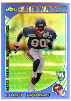 2000 Topps Chrome Refractors #213 Corey Thomas Europe Prospect