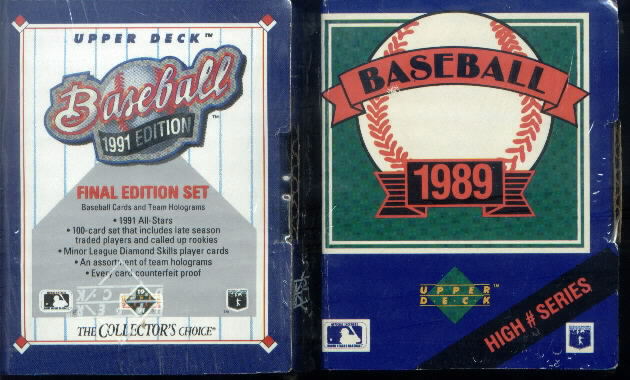 1991 Upper Deck Final Edition Factory Set - 100 Cards