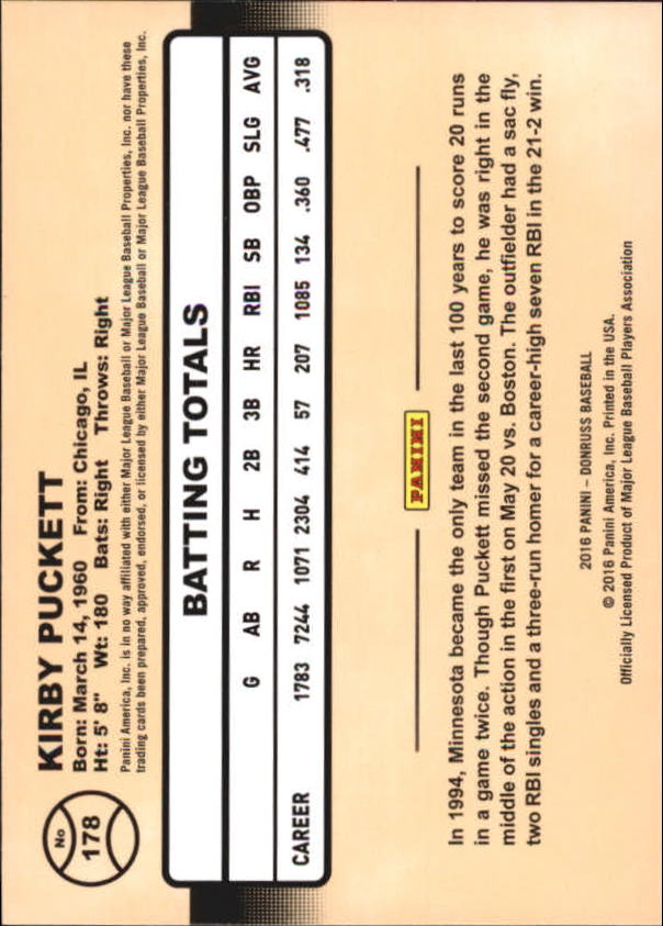 *GOTBASEBALLCARDS* You Choose 2016 Donruss SP Variations