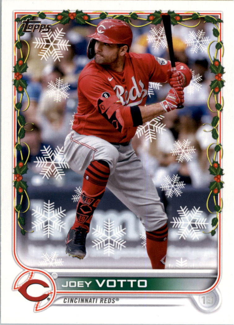 2022 Topps Holiday HW120 Joey Votto NM MT