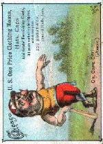1887 Tobin Lithographs #2 Cap Anson/Oh, Come Off