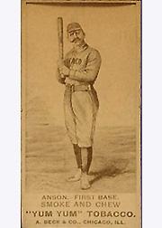 1888 August Beck N403 #1 Cap Anson UER/Ned Williamson pictured
