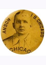 1898 Cameo Pepsin Gum Pins #1 Cap Anson