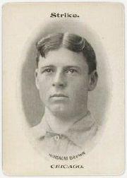 1906 Fan Craze NL WG3 #7 Mordacai Brown/sic, Mordecai