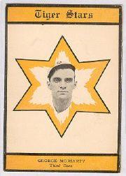 1909-10 Tigers Topping and Company PC773-1 #12 George Moriarty