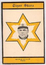 1909-10 Tigers Topping and Company PC773-1 #13 George Mullin