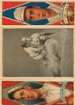 1912 Hassan Triple Folders T202 #106 Speaker Rounding Third/Joe Wood/Tris Speaker