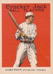 1915 Cracker Jack #118 Ed Konetchy/Pitts. FED
