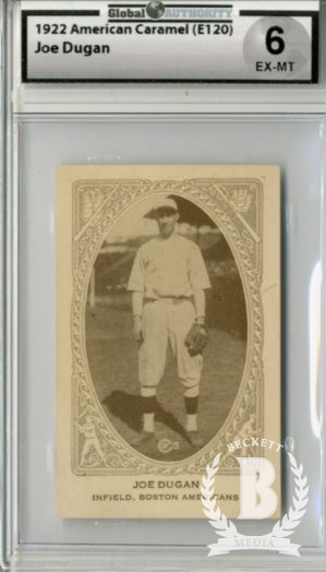 1922 E120 American Caramel Series of 240 #3 Joe Dugan