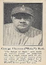 1928 Ruth Fro Joy #1 Babe Ruth/George Herman Babe Ruth