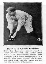 1928 Ruth Fro Joy #6 Babe Ruth/Ruth is a Crack Fielder