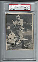 1929 Kashin Publications R316 #61 Heinie Manush