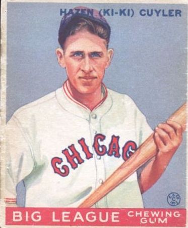1933 Goudey #23 Kiki Cuyler RC