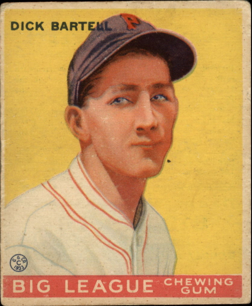 1933 Goudey #28 Dick Bartell RC