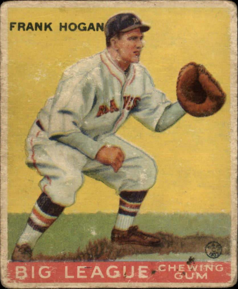 1933 Goudey #30 Frank Hogan RC