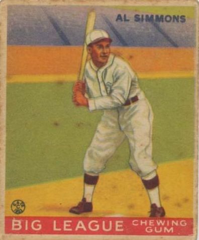 1933 Goudey #35 Al Simmons RC