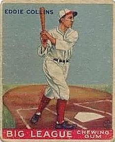 1933 Goudey #42 Eddie Collins RC