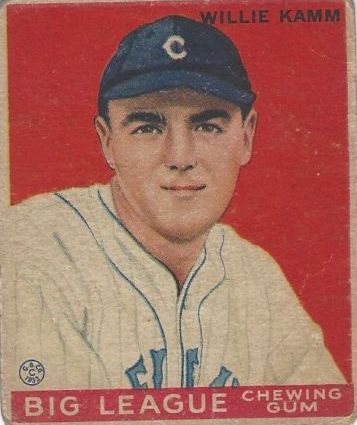 1933 Goudey #75 Willie Kamm RC