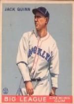 1933 Goudey #78 Jack Quinn RC