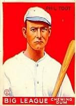 1933 Goudey #86 Phil Todt RC