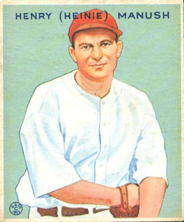 1933 Goudey #107 Heinie Manush RC