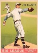 1933 Goudey #132 Jim Elliott RC