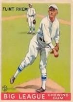 1933 Goudey #136 Flint Rhem RC