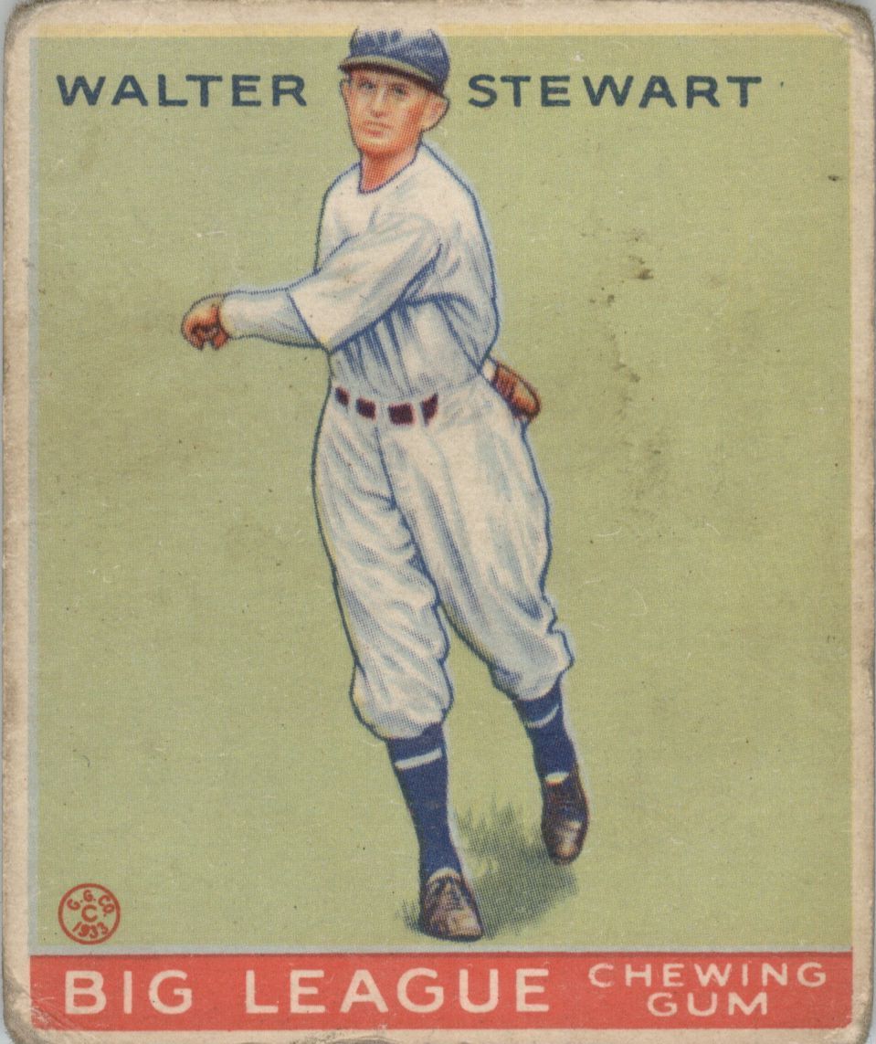 1933 Goudey #146 Walter Stewart PIT RC