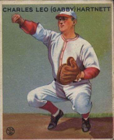 1933 Goudey #202 Gabby Hartnett RC