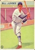 1933 Goudey #225 Bill Jurges RC