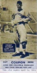 1933 Zeenut (Sepia) #6 Oscar Vitt