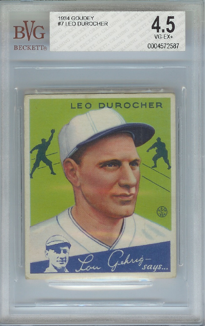 1934 Goudey #7 Leo Durocher