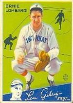 1934 Goudey #35 Ernie Lombardi RC