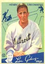 1934 Goudey #62 Hank Greenberg RC