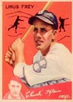1934 Goudey #89 Linus Frey CK RC