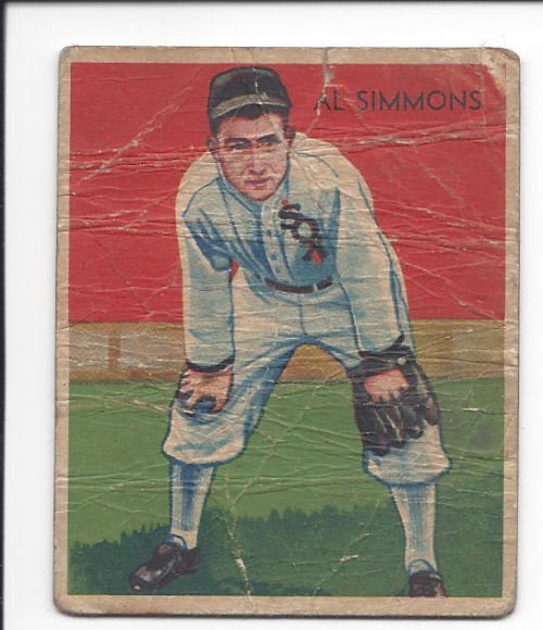 1934-36 Diamond Stars #2A Al Simmons/34G, 35G/Sox on uniform front image