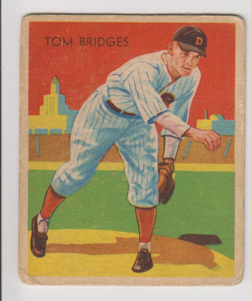 1934-36 Diamond Stars #5 Tommy Bridges/34G, 35G, 36B