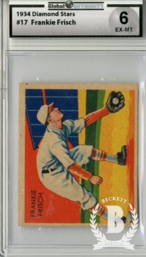 1934-36 Diamond Stars #17 Frankie Frisch/34G, 35G