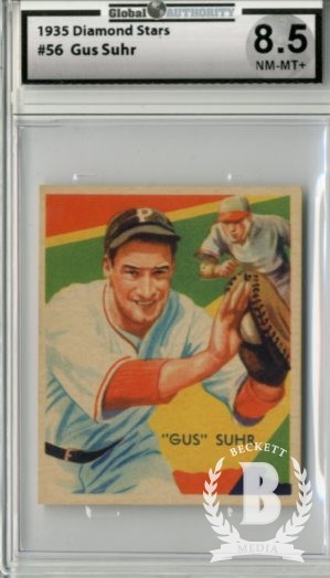 1934-36 Diamond Stars #56 Gus Suhr (35G)