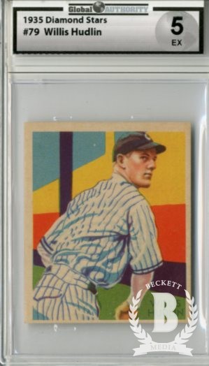 1934-36 Diamond Stars #79 Willis Hudlin/35G, 35B, 36B