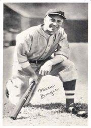 1936 National Chicle Fine Pen Premiums R313 #7 Wally Berger