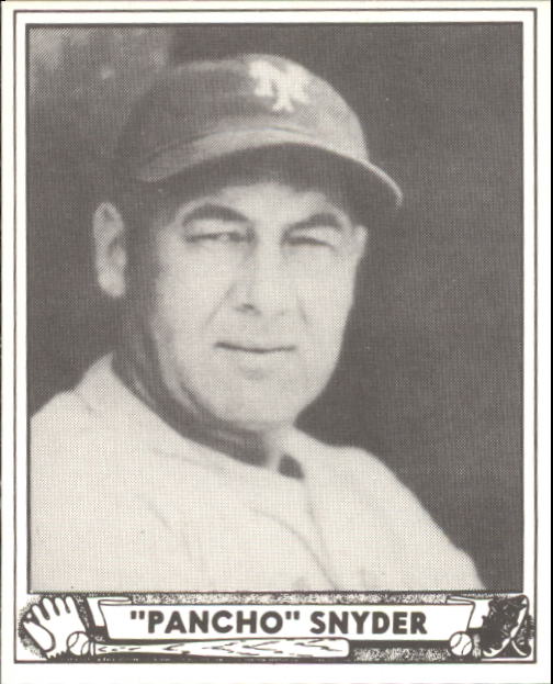 1940 Play Ball #159 Pancho Snyder RC