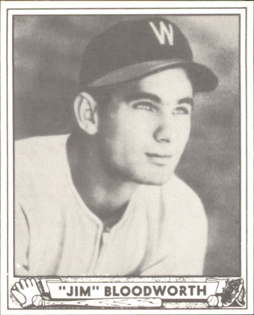 1940 Play Ball #189 Jim Bloodworth RC