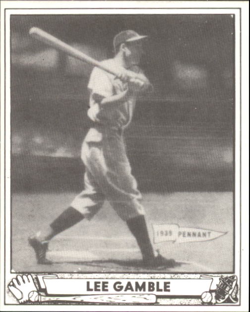 1940 Play Ball #208 Lee Gamble RC
