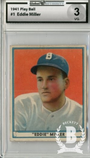 1941 Play Ball #1 Eddie Miller