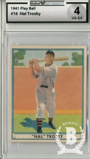 1941 Play Ball #16 Hal Trosky