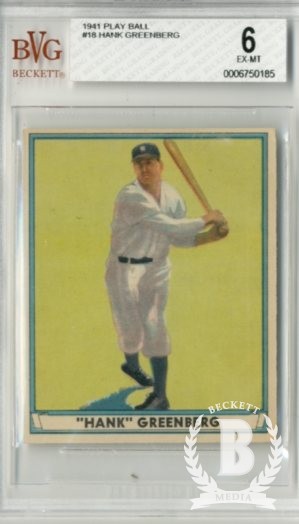 1941 Play Ball #18 Hank Greenberg