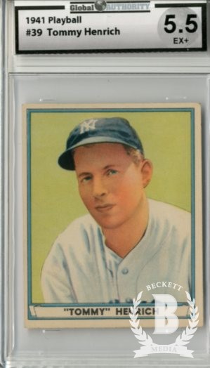 1941 Play Ball #39 Tommy Henrich