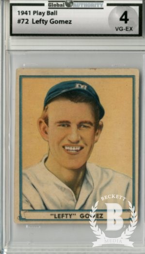 1941 Play Ball #72 Lefty Gomez