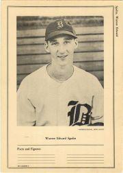 1946-49 Sports Exchange W603 #9-9 Warren Spahn